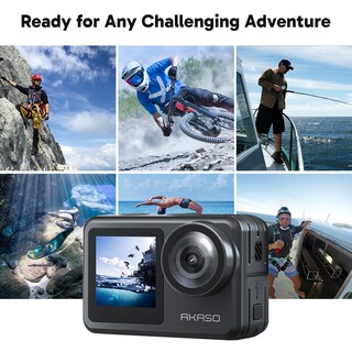 Foto 6 | Foto 6 | Cámara De Acción Akaso Brave 7 Le 4k 30 Fps 20 Mp Resistente Al Agua 40 M - Venta Internacional.