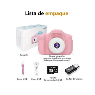 Foto 3 | Foto 3 | Cámara Fotográfica Para Niños Eo Safe Imports Esi-5553 Rosa