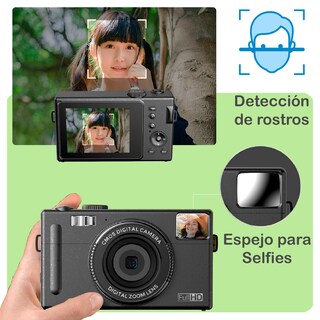 Foto 4 | Foto 4 | Cámara Digital Vak Cdr1 Lcd 3' 24mp Video Efectos Pc