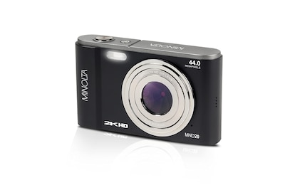 Foto 1 | Foto 1 | Cámara Digital Minolta Mnd20 De 44 Mp/2,7 K Ultra Hd Negra - Venta Internacional.