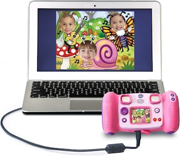 Foto 5 | Foto 5 | Cámara Vtech Kidizoom Pix De 2.0 Mp, Zoom 4x, Rosa Y Sd De 32 Gb - Venta Internacional.