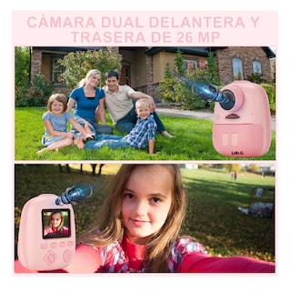 Foto 4 | Foto 4 | Cámara Digital Hd Lab.g Para Niños Fotos Imprimibles Tarjeta 32gb Rosa