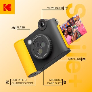 Foto 2 | Foto 2 | Cámara Digital De Impresión Instantánea E Impresora Fotográfica Kodak Smile+ - Venta Internacional.