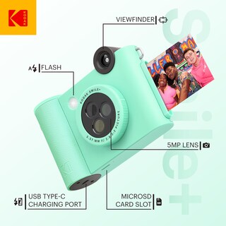 Foto 2 | Foto 2 | Cámara Digital De Impresión Instantánea E Impresora Fotográfica Kodak Smile+ - Venta Internacional.