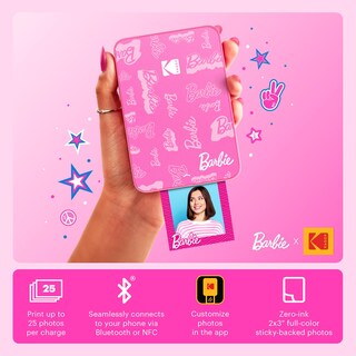 Foto 2 | Foto 2 | Impresora Fotográfica Kodak X Barbie Step Slim Wireless + Case - Venta Internacional.