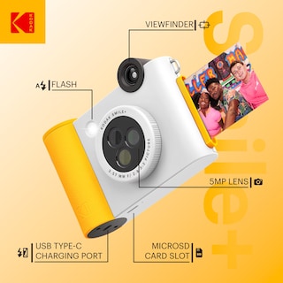 Foto 2 | Foto 2 | Cámara Digital De Impresión Instantánea E Impresora Fotográfica Kodak Smile+ - Venta Internacional.