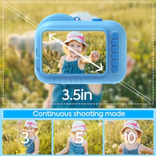 Foto 2 | Foto 2 | Cámara De Impresión Instantánea Yosatoo Kids Con Pantalla De 3,5 Pulgadas - Venta Internacional.