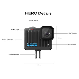 Foto 3 | Foto 3 | Cámara De Acción Gopro Hero Waterproof 4k Ultra Hd 12mp - Venta Internacional.