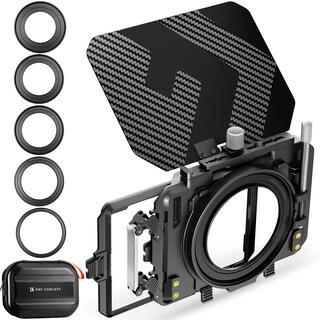 Foto 1 | Foto 1 | Matte Box K&f Concept Mini Con Bandera Superior De Fibra De Carbono - Venta Internacional.