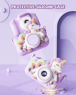 Foto 2 | Foto 2 | Cámara Kikapabi Kids Unicorn Con Tarjeta Sd De 32 Gb Para Niños De 3 A 8 Años - Venta Internacional.