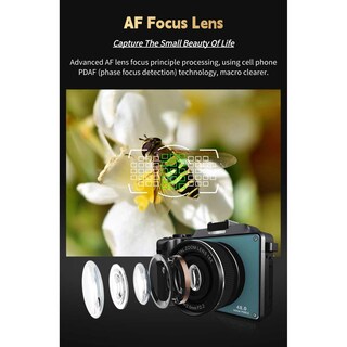 Foto 7 | Foto 7 | Cámara Digital Yoidesu 4k, 48 Mp, Zoom 18x, Vídeo Full Hd De 3.0 Pulgadas - Venta Internacional.