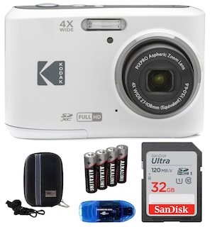 Foto 1 | Foto 1 | Cámara Digital Kodak Pixpro Fz45 Con Tarjeta De Memoria De 32 Gb Blanca - Venta Internacional.