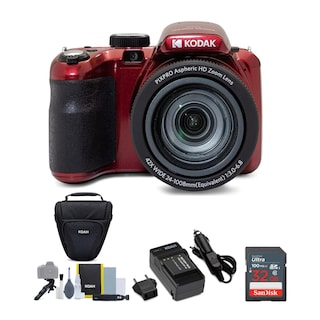 Foto 1 | Foto 1 | Cámara Digital Kodak Az425 Pixpro Astro 20mp Roja + Accesorios - Venta Internacional.