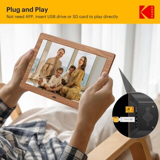 Foto 6 | Foto 6 | Marco De Fotos Digital Kodak Con Pantalla Hd De 8 Pulgadas Y 1280x800 - Venta Internacional.