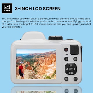 Foto 3 | Foto 3 | Cámara Digital Kodak Pixpro Az405 20mp 40x Zoom Blanca - Venta Internacional.