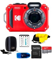 Cámara Digital Impermeable Kodak Pixpro Wpz2 Red Bundle - Venta Internacional.