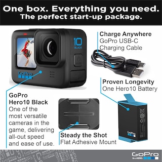 Foto 2 | Foto 2 | Cámara De Acción Gopro Hero10 Negra Impermeable 5.3k60 Video - Venta Internacional.