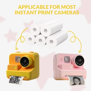 Foto 3 | Foto 3 | Papel De Impresión De Repuesto Mafiti, 10 Rollos, Para Cámara Instantánea Para Niños - Venta Internacional.