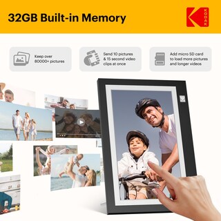 Foto 3 | Foto 3 | Marco De Fotos Digital Kodak Wifi 11.6 Pulgadas 1366 X 768hd 32 Gb - Venta Internacional.