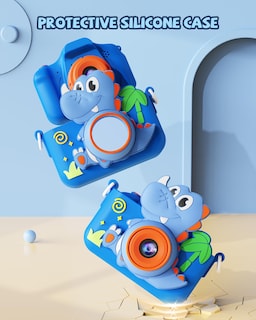 Foto 2 | Foto 2 | Cámara Selfie Para Niños Kikapabi Dinosaurs Con Tarjeta Sd De 32 Gb Para Niños De 3 A 10 Años - Venta Internacional.