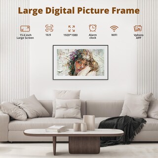 Foto 3 | Foto 3 | Marco De Fotos Digital Dragon Touch 15.6'' Wifi 32gb Fhd 1080p - Venta Internacional.