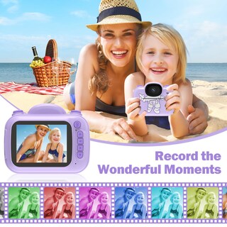 Foto 2 | Foto 2 | Cámara De Impresión Instantánea Ujoyfeel Kids Purple Con Pantalla De 3.5 Pulgadas - Venta Internacional.