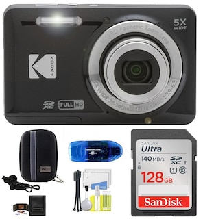 Foto 1 | Foto 1 | Cámara Digital Kodak Pixpro Fz55 16mp 1/2.3 Cmos 28mm Negra - Venta Internacional.