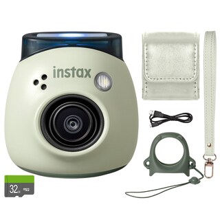 Foto 1 | Foto 1 | Cámara Digital Fujifilm Instax Pal Verde Pistacho Con Funda De 32 Gb - Venta Internacional.