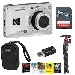 Foto 1 | Foto 1 | Cámara Digital Kodak Pixpro Fz55 Friendly Zoom Silver 16mp - Venta Internacional.