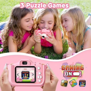 Foto 6 | Foto 6 | Cámara Para Niños Hometall Upgrade 1080p Hd Selfie Con Tarjeta Sd De 32 Gb - Venta Internacional.