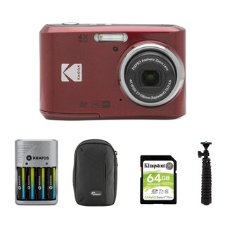 Foto 1 | Foto 1 | Cámara Digital Kodak Pixpro Fz45 Friendly Zoom Red 16mp - Venta Internacional.