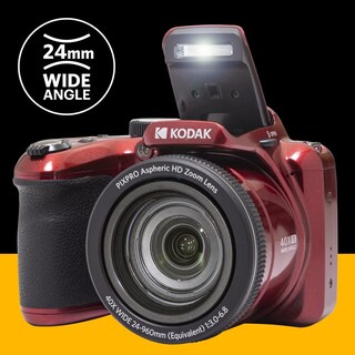 Foto 5 | Foto 5 | Cámara Digital Kodak Pixpro Astro Zoom Az405 20mp Roja - Venta Internacional.