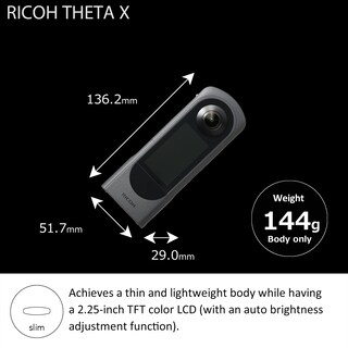 Foto 3 | Foto 3 | Cámara De 360° Ricoh Theta X 11k Vídeo De Alta Resolución De 60 Mp Y 5 7 K - Venta Internacional.