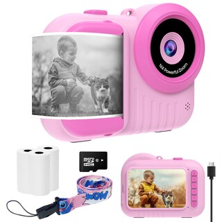 Foto 1 | Foto 1 | Cámara Infantil De Impresión Instantánea Yosatoo Kc8 De 3.5 Pulgadas Con 3 Rollos De Papel - Venta Internacional.