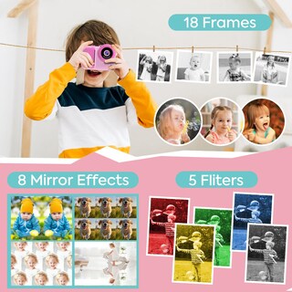 Foto 3 | Foto 3 | Cámara Infantil De Impresión Instantánea Yosatoo Kc8 De 3.5 Pulgadas Con 3 Rollos De Papel - Venta Internacional.