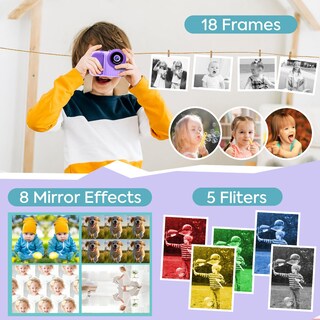 Foto 3 | Foto 3 | Cámara De Impresión Instantánea Yosatoo Kc8 Para Niños De 3 A 12 Años Con Tarjeta Sd - Venta Internacional.