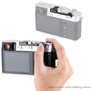 Foto 6 | Foto 6 | Empuñadura Metálica Jjc Deluxe Con El Pulgar Hacia Arriba Para Fujifilm X100vi/x-e4 Color Negro - Venta Internacional.