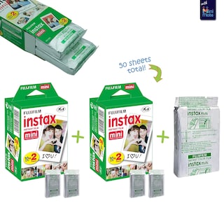 Foto 2 | Foto 2 | Cámara Fujifilm Instax Mini 11 Azul Cielo Con Estuche Y Paquete De Películas - Venta Internacional.