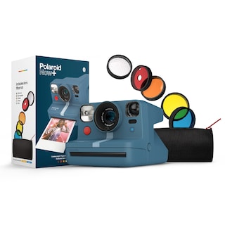 Foto 1 | Foto 1 | Cámara De Película Instantánea Polaroid Now+ Azul Gris Con Filtro De Lente - Venta Internacional.