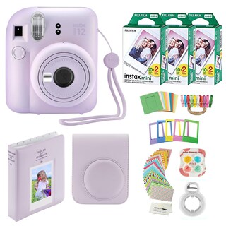Foto 1 | Foto 1 | Cámara Instantánea Fujifilm Instax Mini 12 Con Funda Y 60 Películas - Venta Internacional.