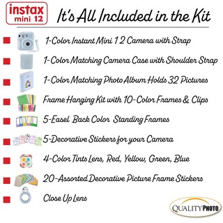 Foto 3 | Foto 3 | Cámara Instantánea Fujifilm Instax Mini 12 Con Kit De Accesorios Azul - Venta Internacional.