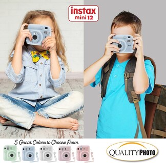 Foto 7 | Foto 7 | Cámara Instantánea Fujifilm Instax Mini 12 Con Funda Y 40 Películas, Color Azul - Venta Internacional.