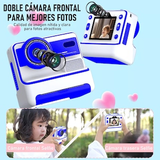 Foto 4 | Foto 4 | Cámara Digital HD Fotos Imprimibles Eo Safe Imports Esi-16629 Azul