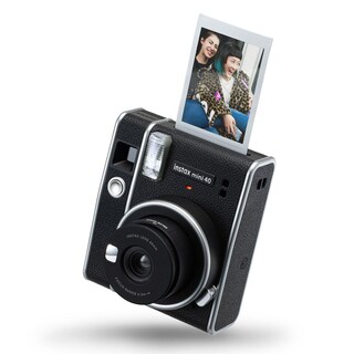 Foto 1 | Foto 1 | Cámara De Película Instantánea Instax Mini 40, Exposición Automática, Negra - Venta Internacional.