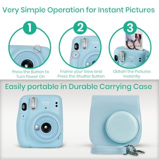 Foto 3 | Foto 3 | Cámara Fujifilm Instax Mini 11 Con Película, 60 Hojas Y Accesorios - Venta Internacional.
