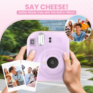 Foto 3 | Foto 3 | Cámara Instantánea Fujifilm Instax Mini 12 Lilac Purple + Bundle - Venta Internacional.