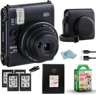 Foto 1 | Foto 1 | Cámara De Cine Fujifilm Instax Mini 99 Negra Con Película De 20 Hojas - Venta Internacional.