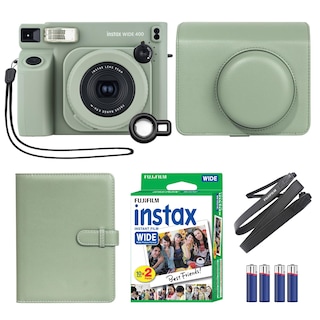 Foto 1 | Foto 1 | Cámara Instantánea Fujifilm Instax Wide 400 Green +bundle - Venta Internacional.