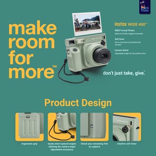 Foto 2 | Foto 2 | Cámara Instantánea Fujifilm Instax Wide 400 Green +bundle - Venta Internacional.
