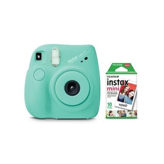 Foto 1 | Foto 1 | Cámara Fujifilm Instax Mini 7+ Seafoam Green 10 Películas - Venta Internacional